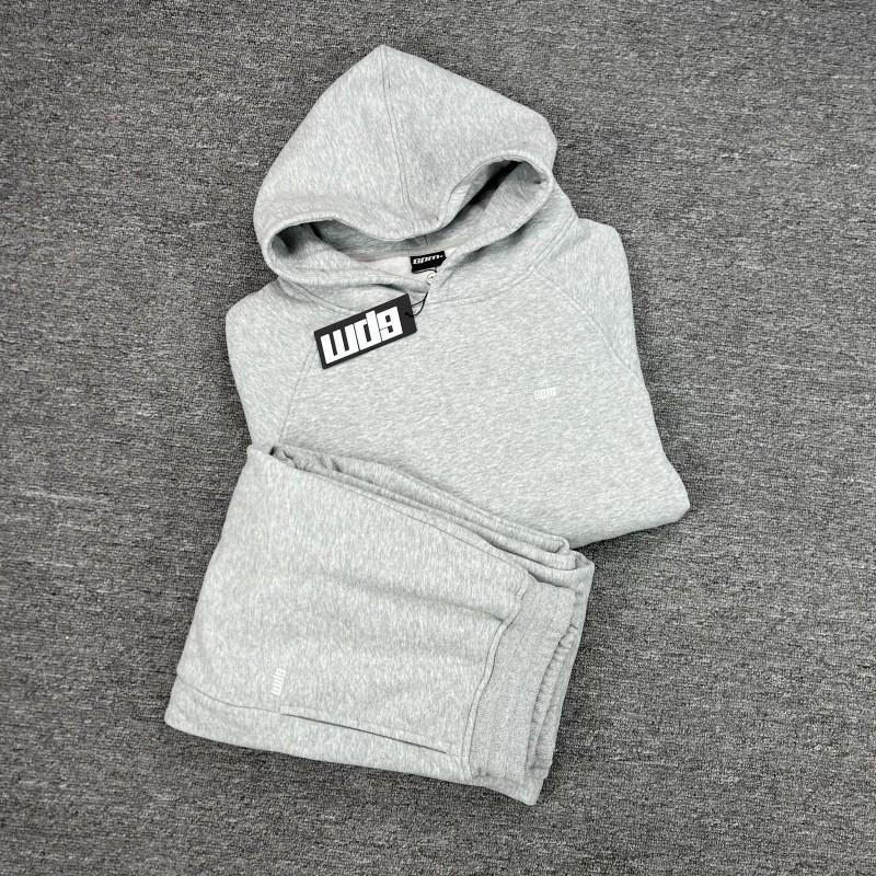 Mens Oversized Hooded Sweatshirt Jogger Set Streetwear Cotton Pullover Tracksuit Casual Outfit