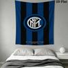 Inter Milan Logo Wallpaper Bedding 1 Duvet Cover 2 Pillowcase Without Core Soft And Comfortable Duvet Cover And Pillowcase