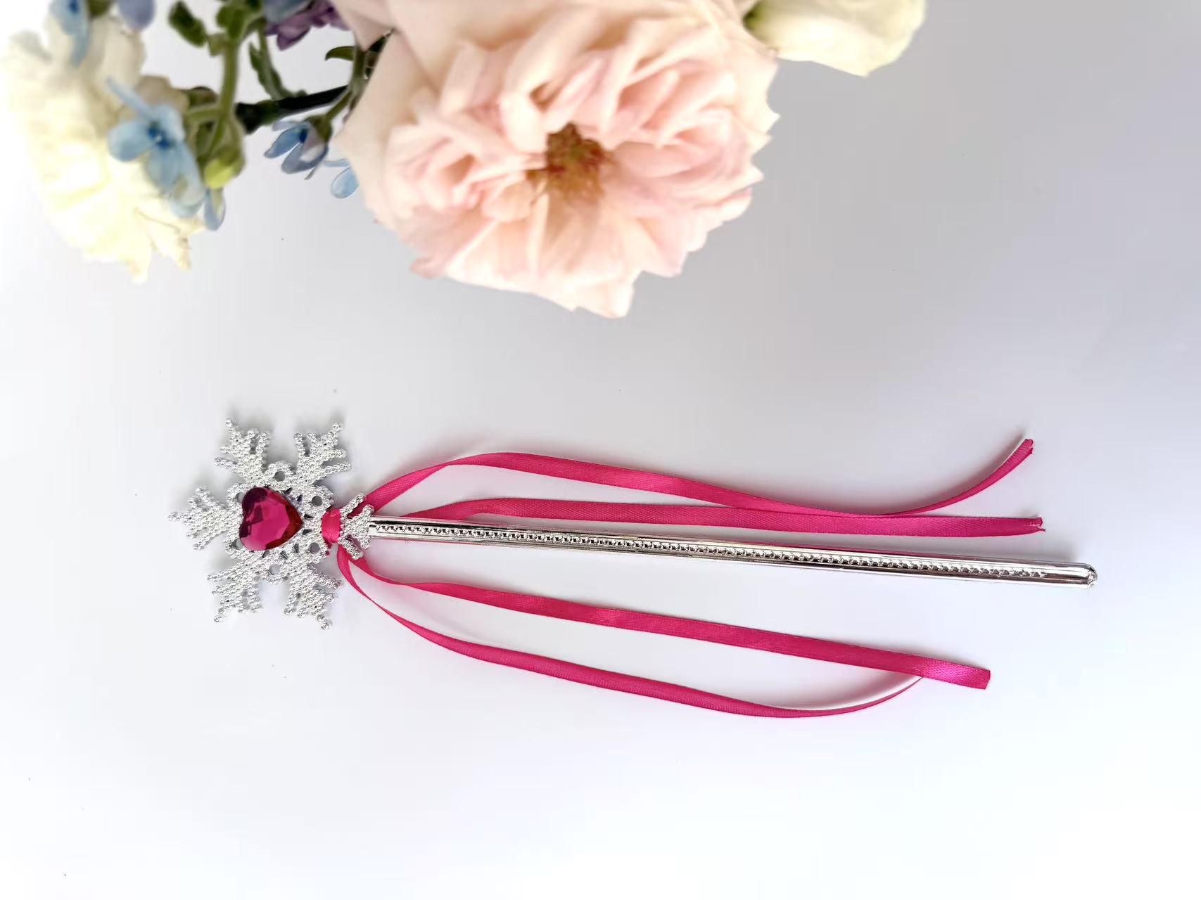 

Crown & Snowflake Wand Set for Christmas Children s Day Costumes розы красного