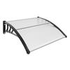 Window Door Awning Canopy 40" x 40", UPF 50+ Polycarbonate Entry Door Outdoor Window Awning Exterior, Front Door Overhang Awning for Sun Shutter, UV,