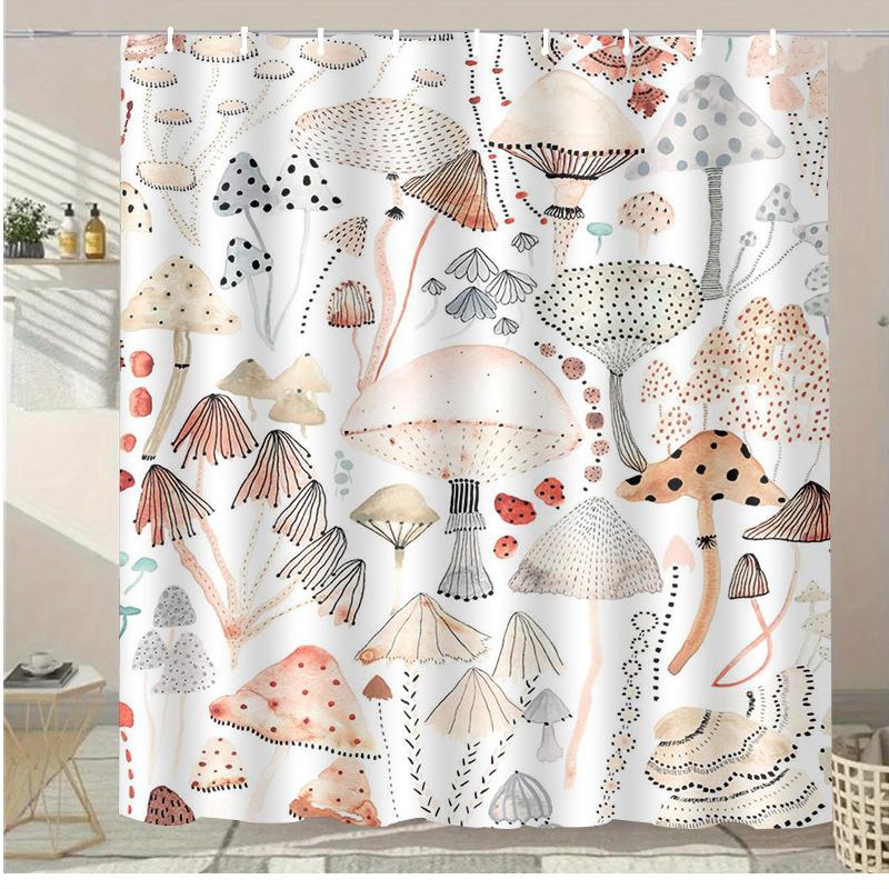 

Striped Cartoon Cat Washable Dirt-Resistant Shower Curtain Shower Head Waterproof Polyester Bath Curtain For Home Decor W60H190(CM)-1 Pcs