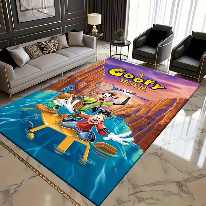 

1pc Disney GOOFY Themed Area Rug, Non-Slip Door Mat for Home Entrance, Bedroom, Bathroom, Anti-Slip Floor Mat 60cm by 90cm