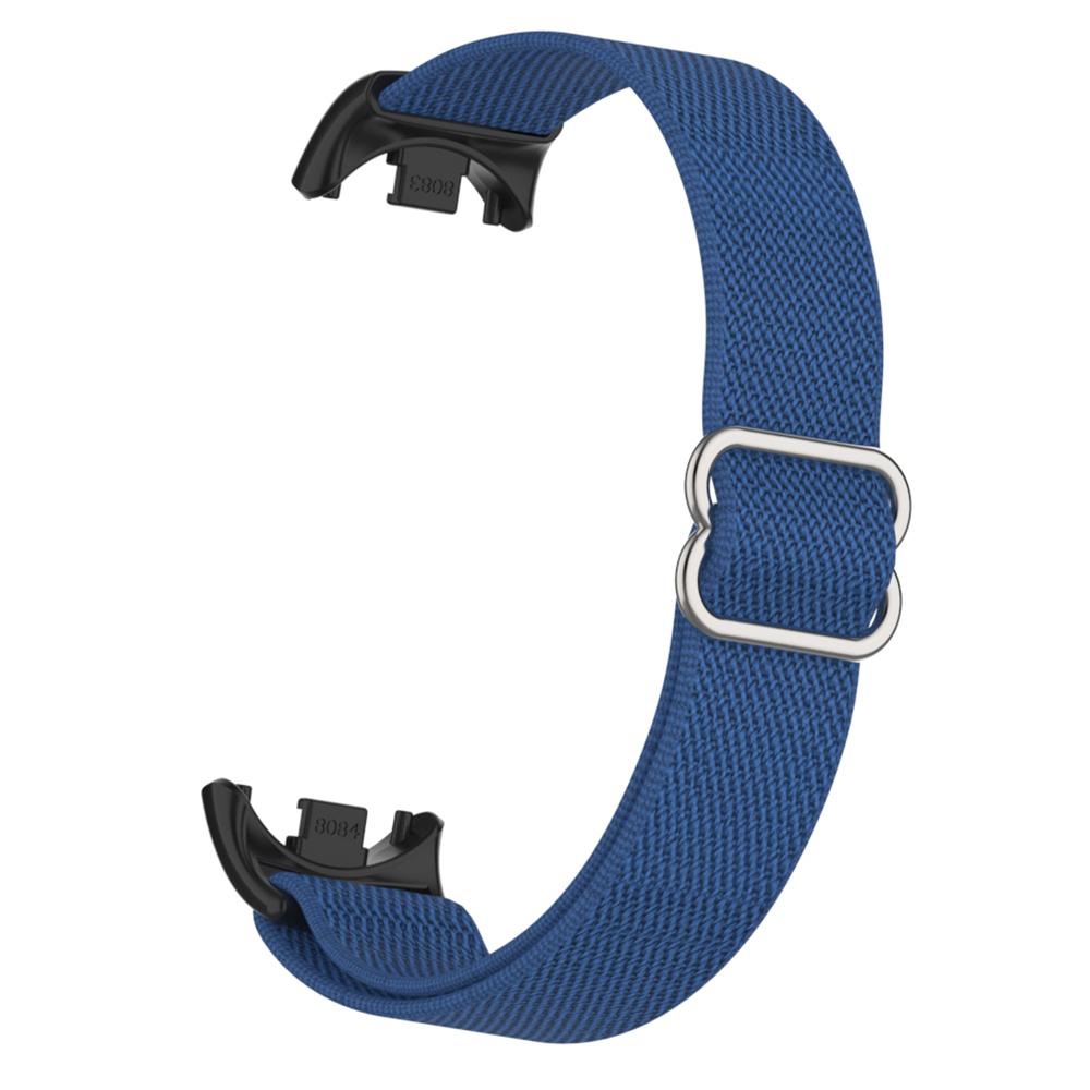 For Xiaomi Smart Band 9/Smart Band 8 Nylon Wrist Strap with Connector Elastic Watch Band