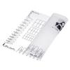 Nail Art Manicure Silicone Mat Foldable Washable Soft Table Cover Pad For Stamping Reverse Stamp