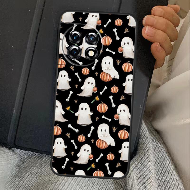 Autumn Leaves Pumpkin Halloween Case For OnePlus 15 13T 13 12 11 13R 12R 10R 10T 8T OnePlus Nord 5 CE 3 4 Lite N20 N30 Cover