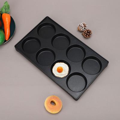 Ταψί για Λουκάνικα με 8 Τρύπες Αντισκωριακό Μούχλα για Αυγά Ταψί για Σπιτικό Γαλλικό Ψωμί Ανθεκτική στη Φθορά Σχάρα για Κρέας για τις Περισσότερες Κουζίνες