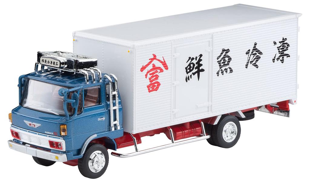 Tomytec Tomica Limited Vintage Neo Scale Hino Ranger KL545 Panel Van Finished Model 1/64 LV-N243c (Blue) -