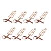 8 Packs Tire Snow Chain Anti Slip Adjustable Universal Wheel Traction Chains for 165mm to 265mm Tyres