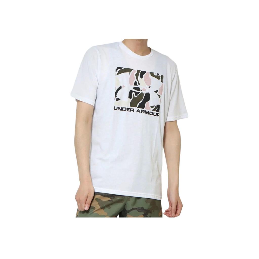 Under Armour Printed Crew Neck Short Sleeve T-Shirt Men Tops 1351616-101