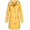 Giacca da Escursionismo Impermeabile Tong Boke Autunnale Nuova Collezione per Donna Lunghezza Lunga Cappotto da Esterno
