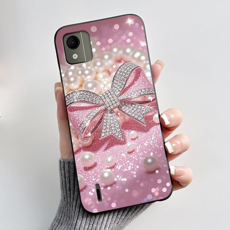 Cute Case For Nokia C110 4G Fundas Capa Printing Shell Protective Cover Soft Silicone Cartoon Phone Casing Coque