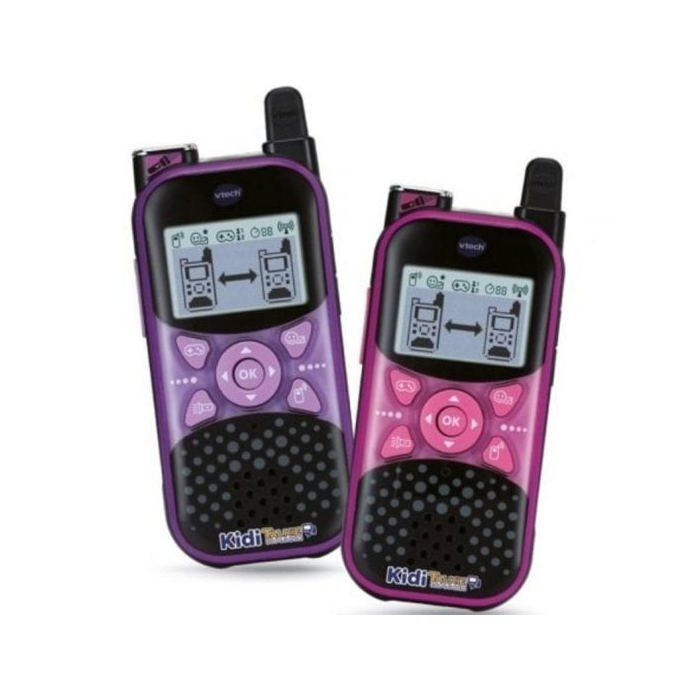 Vysílačky VTech KidiTalkie Explorer Růžová/Fialová Bezpečnost Hry STEM VoiceFX