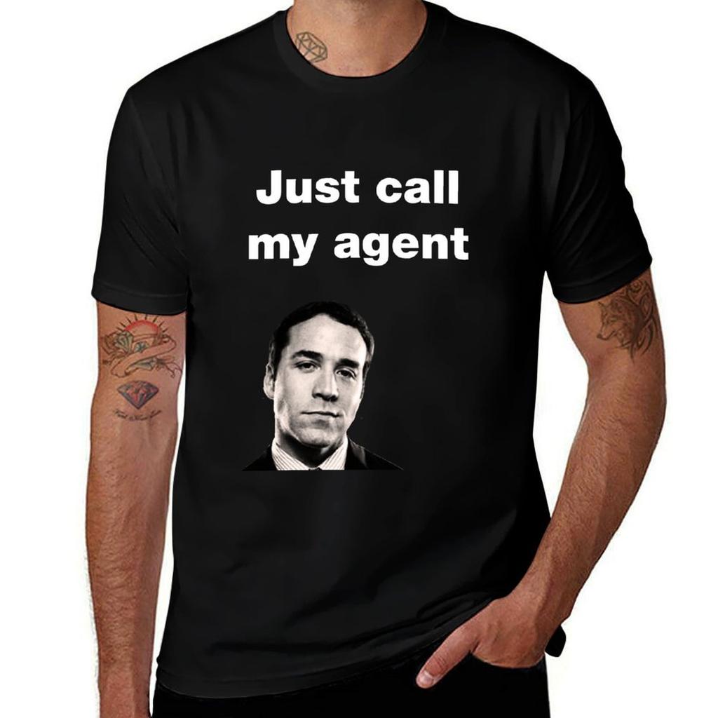Ari Gold Entourage Just Call My Agent Tshirt Comfortable Workout Short Sleeve Shirt Tshirt