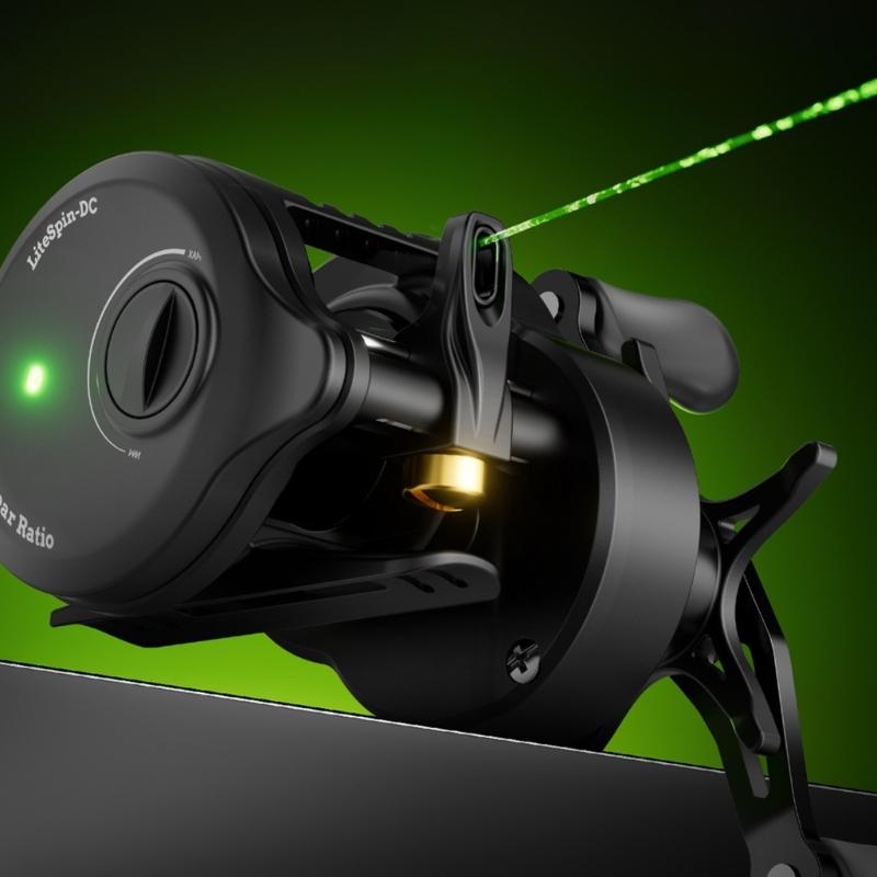 Colorful Baitcasting Fishing Reel Portable Rotate Fishing Reel With Electronic Charging For Smooth Casting