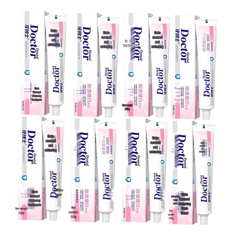 Dr. Toothpaste Whitening & Fresh Breath 8-Pack
