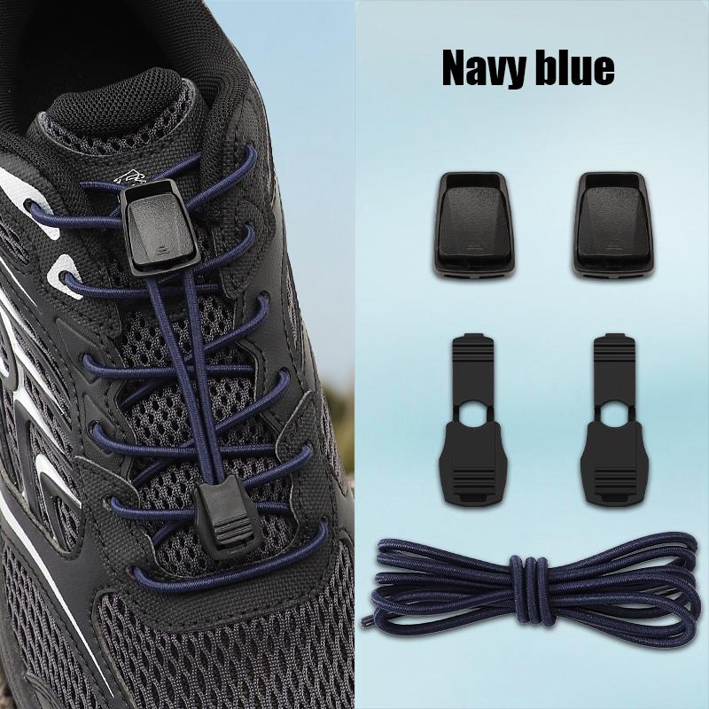 Buckle for Kids & Adults Elastic Laces for Sneakers No-Tie Shoe Lace Fastener Press Spring Lock Shoelace Running Shoes Fix Clips