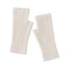 100% Pure Cashmere Fingerless Gloves – Warm, Solid Color, New Fashion Cold Protection