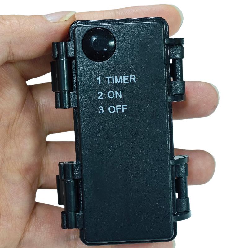 1Pc 3V 2 Sections AA Battery Holder - Waterproof Dustproof Cartridge With Timing Function Ideal For No.5 Battery Power Supply