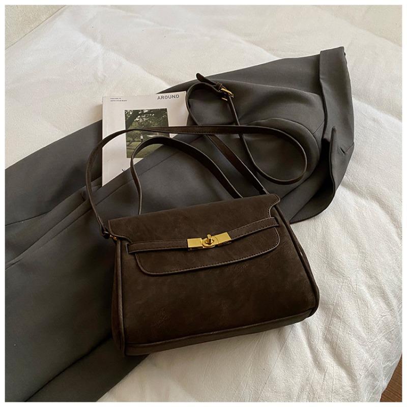 Fashionable and Trendy Crossbody Bag, Single-shoulder Bag, Simple and Large-capacity Casual Commuting Underarm Bag