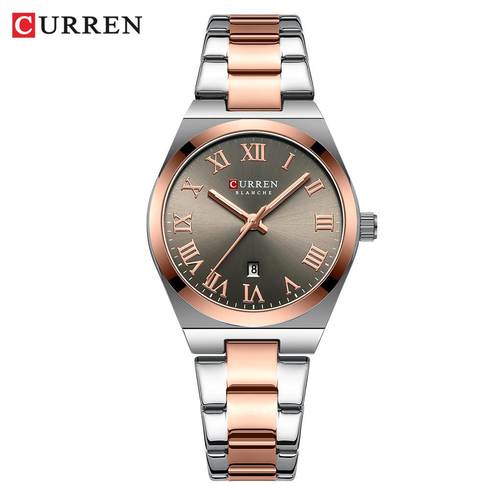 CURREN 9102 91089095 Women's Watch Waterproof Quartz Watch Leisure Simple Belt Wristwatch for Ladies Best Gift Girlfriend