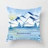 Ins Homewares Dusk Trees Sofa Car Pillow Cover Office Cushion Cover