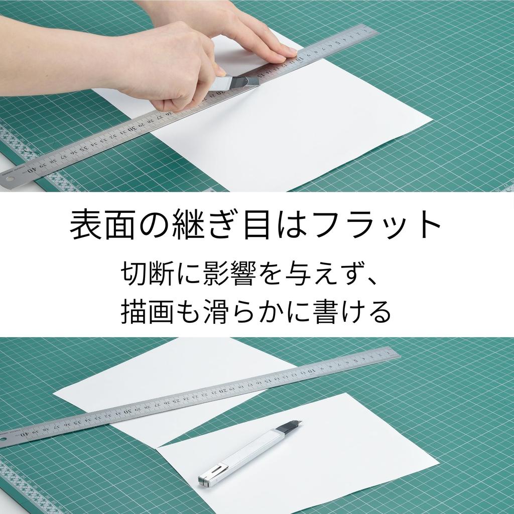 Takagi Faltbare Schneidematte A0 Grün 900 x 1200 mm Schneidematte Schneideblatt Schreibtischunterlage Puzzlestruktur Gelenk wendbar doppelseitig faltbar und