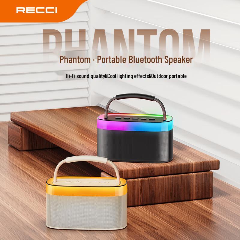 Recci RSK-W40 Portable Bluetooth Stereo Speaker with Dynamic LED Lights