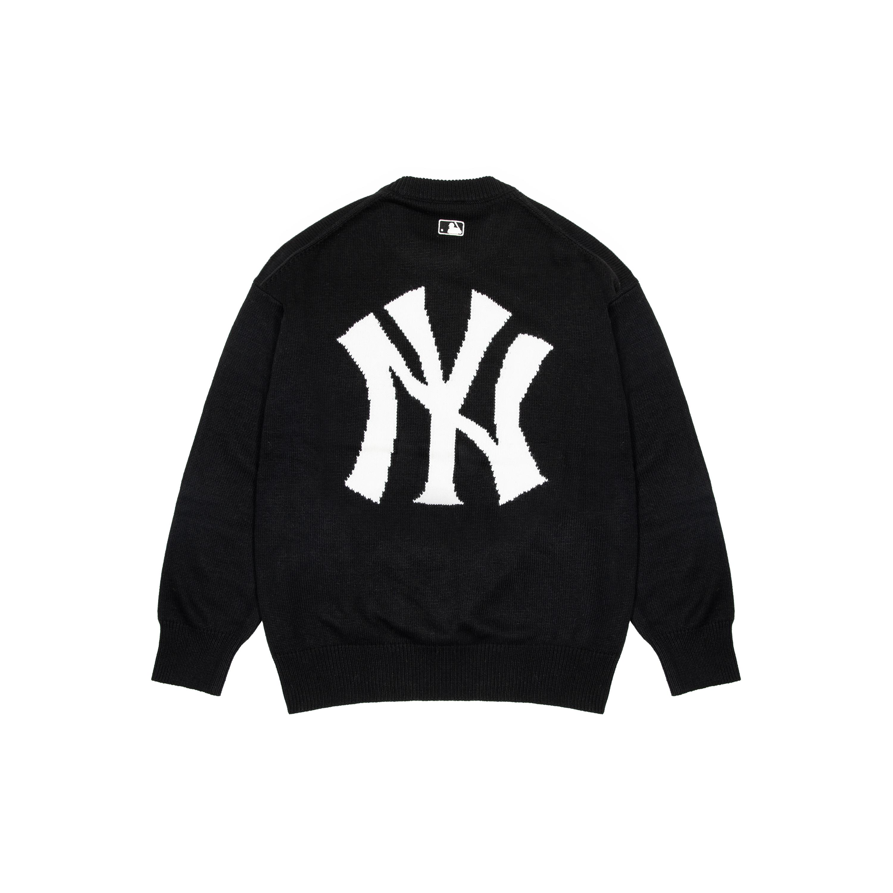 MLB New York Yankees Sweaters Unisex Black Crew Neck Moderate Other 3AKPB0126-50BKS M