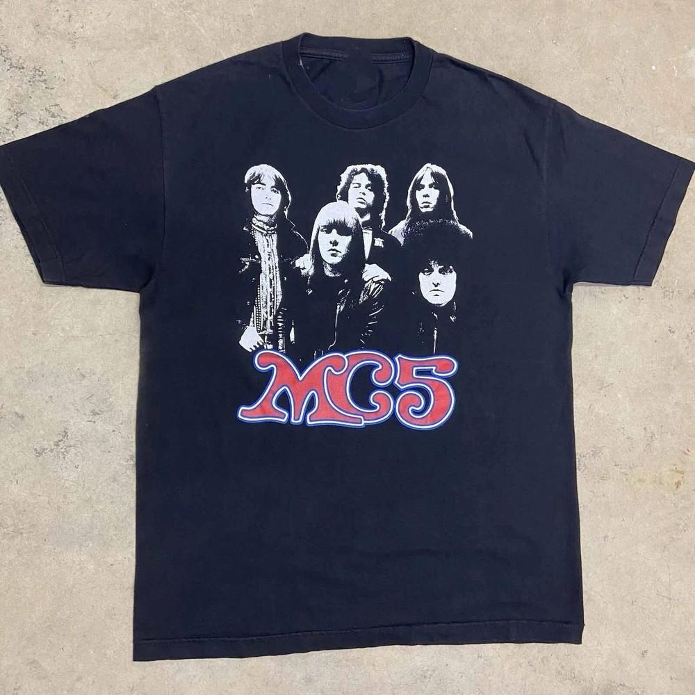 MC5 Band Members Band Tee Shirt Black Unisex S5XL Unisex T-Shirt S