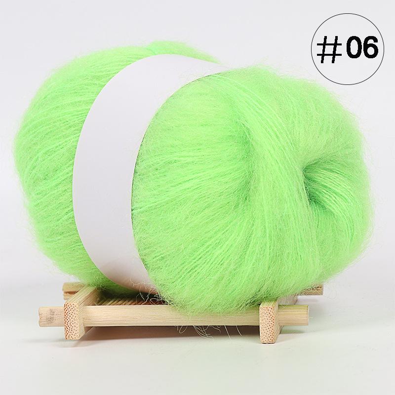 5Pcs Baby Mohair, Hand-woven DIY Sweater Scarf Thread Baby Thread Fine Wool