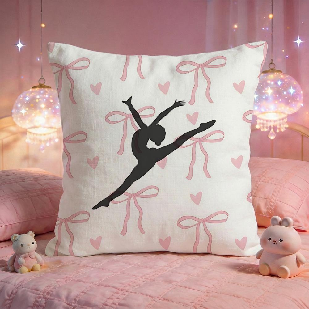 Rhythm Dance Steps Cushion Cover Premium Comfort Reversible Pillow Cove Two In One Design for Any Room Car Interior