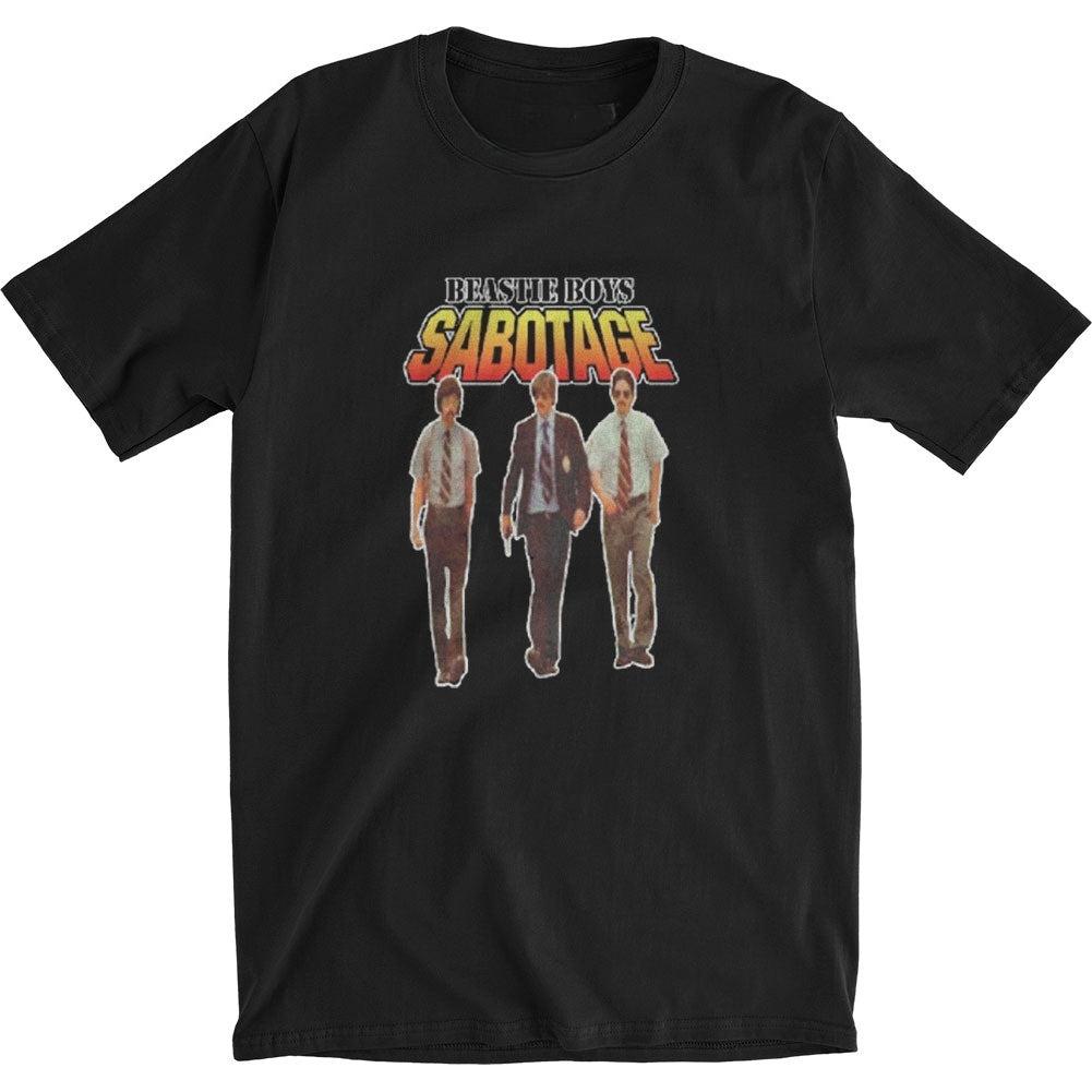 Beastie Boys Sabotage Casual TShirt Mens and Womens Luxury Band Brand Top M
