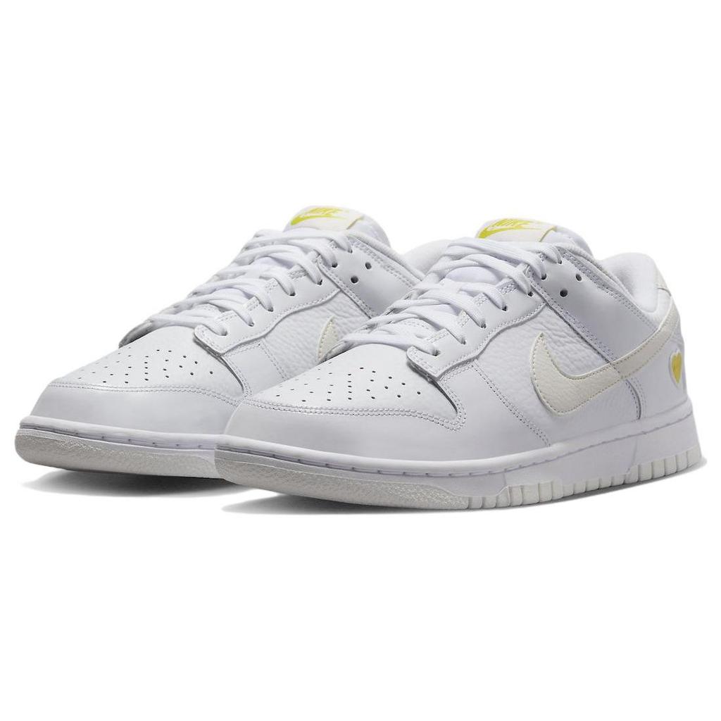 Nike Dunk Low Valentines Day - Yellow Heart Women Sneakers White Sail Opti-Yellow FD0803-100