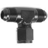 2Pcs Aluminum Flare Tee Fittings AN4 AN6 AN8 AN10 AN12 Male With 4 6 8 10 12 AN Female Swivel On Side Male To AN Female Adaptor