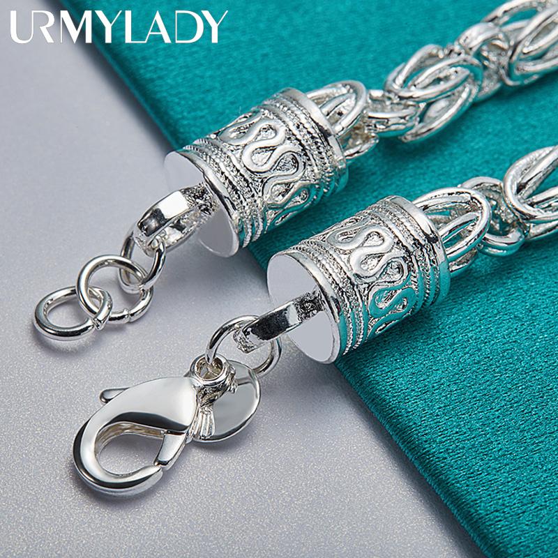 925 Sterling Silver Retro Dragon Bracelet Fashion Jewelry