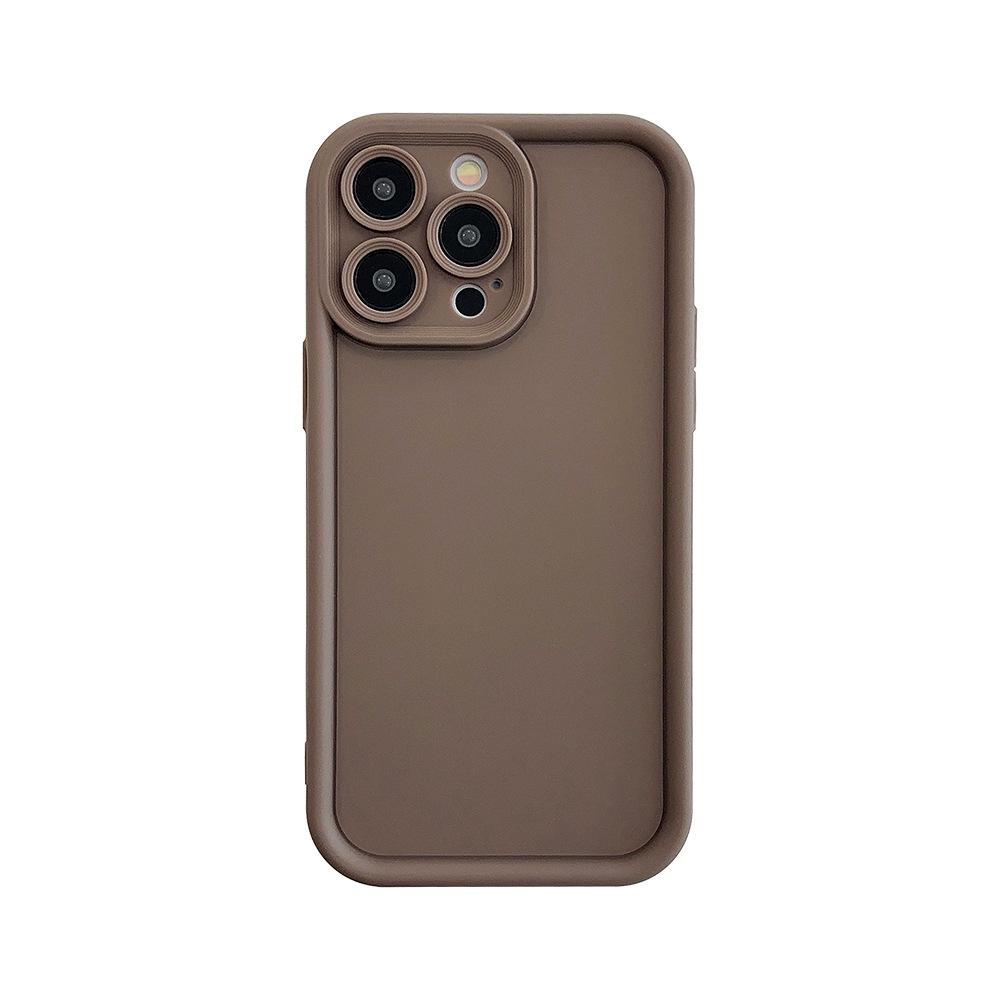 Ladder Camera Apple 17 Mobile Phone Case IPhone 15 Silicone 11 Suitable for 16promax All Inclusive 12 Solid Color 13
