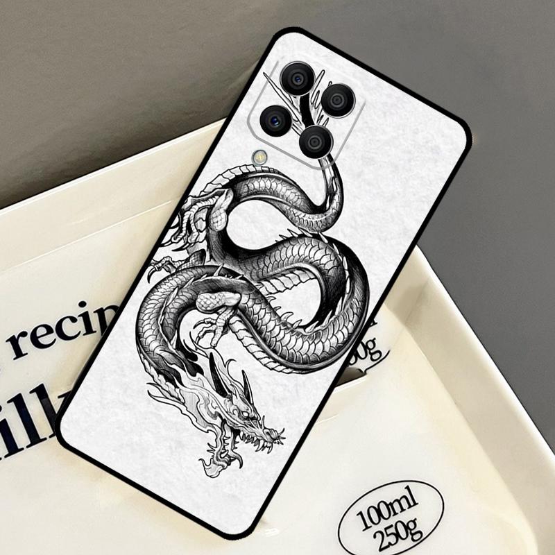 Chinese Dragon Case For Samsung Galaxy M14 M34 M54 M56 M16 M36 M13 M15 M35 M55 M11 M31 M53 M51 M12 M32 M52