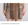 GMXIA Autumn and Winter Imitation Rex Rabbit Fur Collar Jacquard Shawl Cape Plus-size Woolen Coat Cardigan for Women