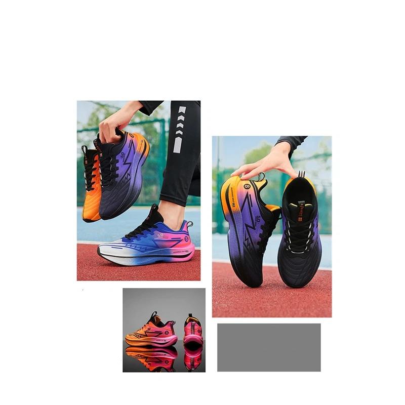 Niskie Buty do Biegania Sznurowane Lekkie Oddychające Sportowe Trampki