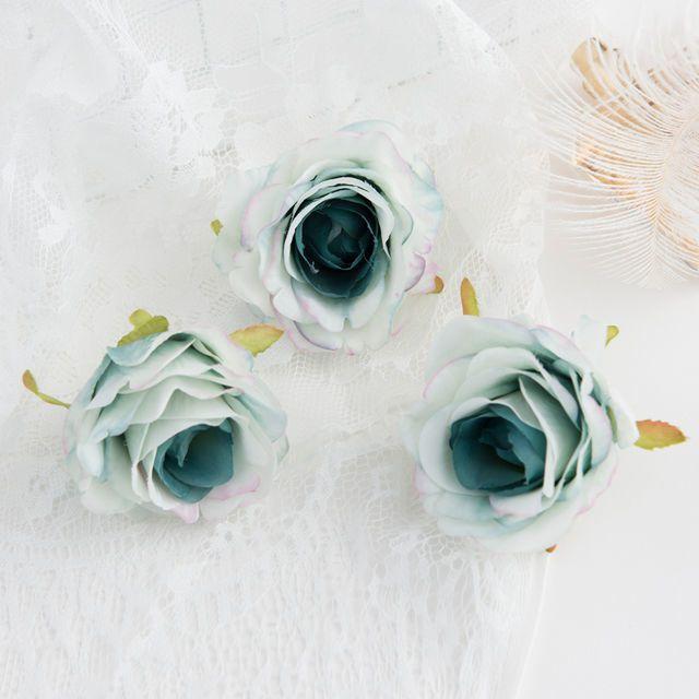 5/10Pcs Artificial Flowers Silk Rose Wedding Bridal Bouquet Home Room Garden Festival Garland Wall Hot sales Diy Gift Box Decora