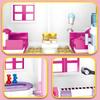 708pcs Creative 3in1 Girl House Summer Holiday Villa Building Blocks DIY tabletop decoration birthday Christmas gifts For Kids