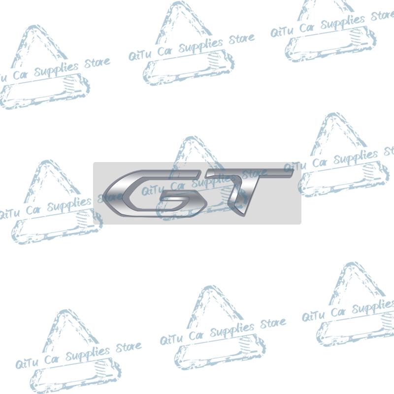 Car Styling Metal GT Emblem Lettering Logo Car Rear Trunk Badge Decor Sticker For Kia Peugeot 508 5008 208 2008 308 408 3008 GT Rdxbt90