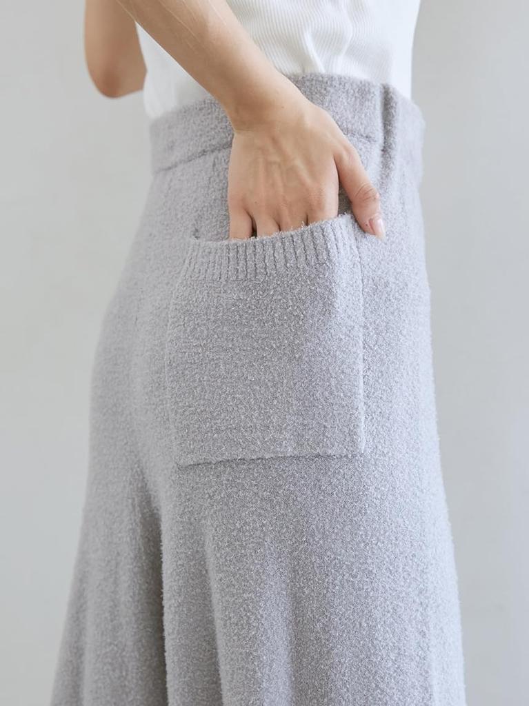Mehrlagige Heiße Glatte Lange Hose PWNP255091GRYF