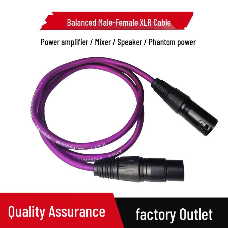 XLR Male/Female To RCA Male Cable: Mixer, Amplifier, Mic Extension