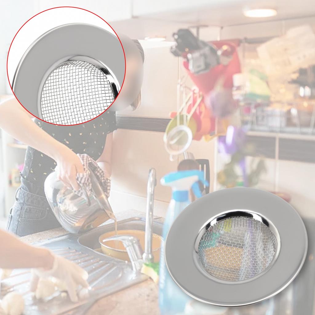 Multi Functional Stainless Steel Hair Catcher Stopper Bathtub Sink Strainer UK