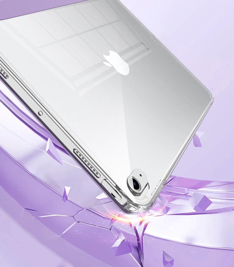 Ochranné pouzdro pro iPad 11 (Bez slotu na pero), Y-Fold, 10,2", Anti-Bend, Akrylový kryt pro 9. generaci Air57.