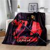 Singer The Weeknd Print Blankets Flange Warm Blanket Soft and Comfortable Home Travel Bed Blanket Picnic Blankets Birthday Gift
