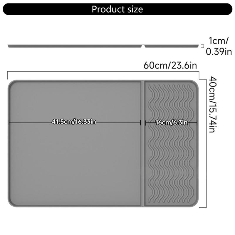 Silicone Mat Suitable for Dessert Makers Slip Resistant Surfaces High Temperature Resistance Simple Installation Design