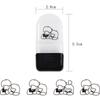 Creative Cartoon Pattern Rolling Flower Seal Lace Band Funny Rolling Ink Pad DIY Drawing Tool Stamp Seal
