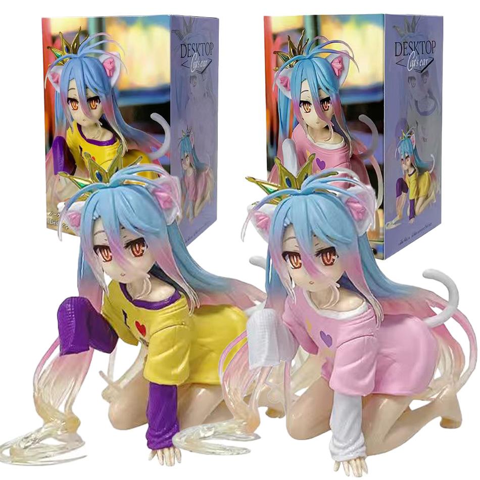 10-19Cm Anime Ngnl No Game No Life White "Figure Anime Pvc Anime Action Figures Model Collection Ornament Anime Model Toy Gifts